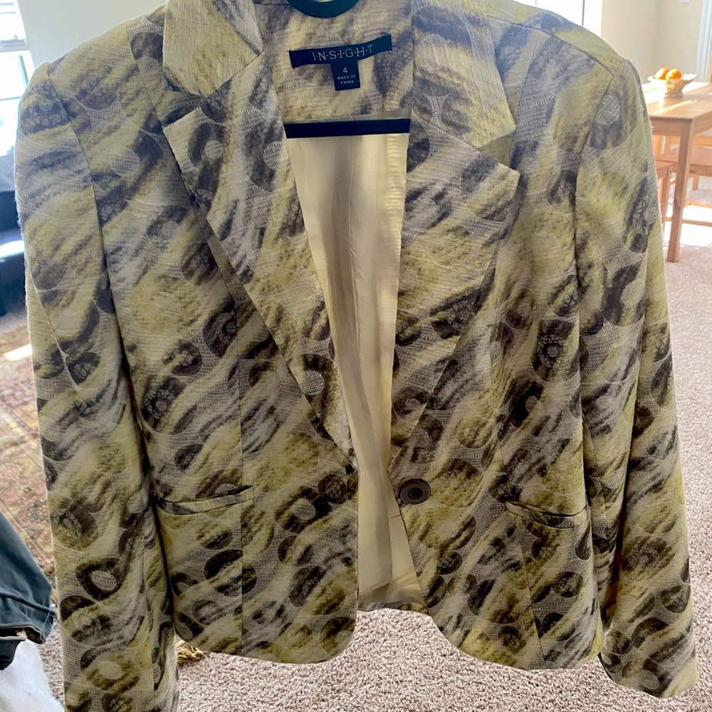 Vintage Patterned Blazer